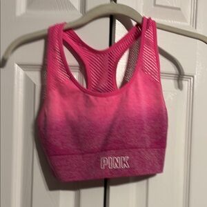 PINK Victoria's Secret Ombre Sports Bra racerback size small
